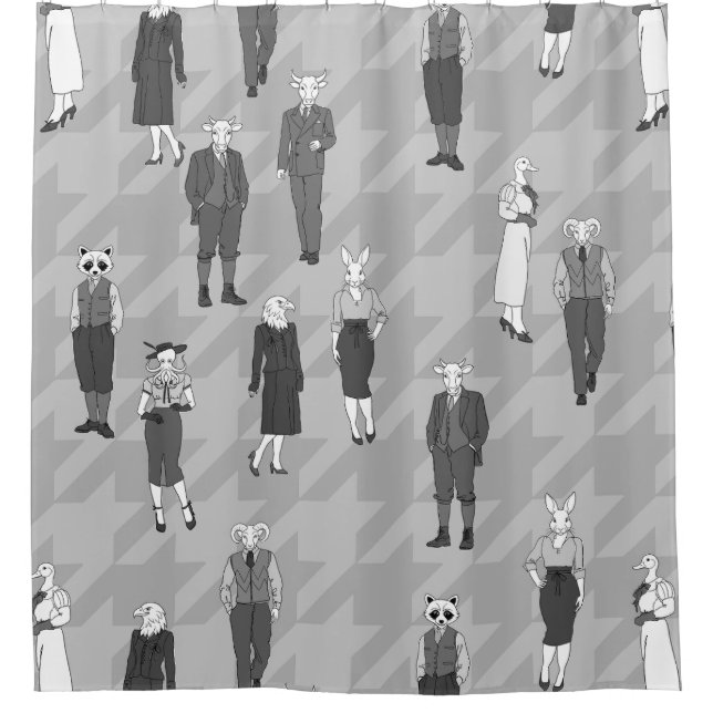 40s vintage humanoid anthropomorphic animal people (Front)