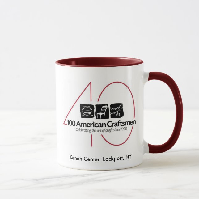 40th 100 American Craftsmen Ringer Mug (Right)