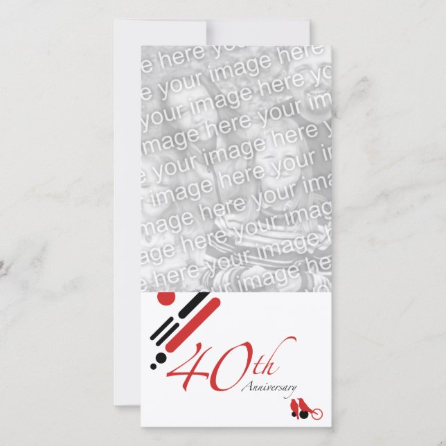 40th Anniversary (mod birds) Announcement (Front)