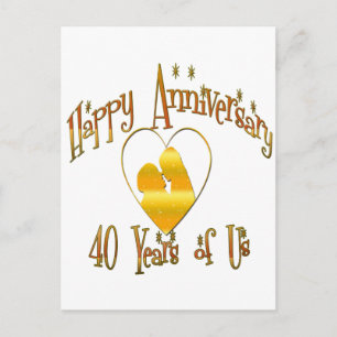 40th. Anniversary Postcard