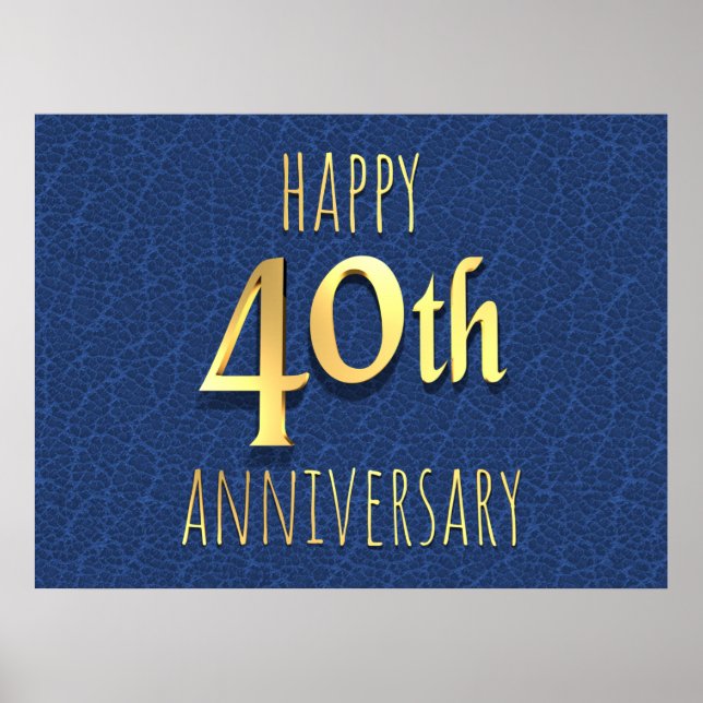 40th Anniversary Poster (Front)