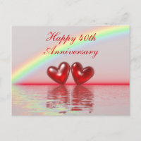 40th Anniversary Ruby Hearts