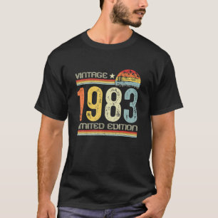 40th B Day Gifts Vintage 1983 Limited Edition 40 T-Shirt