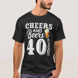 40th Birthday 1979 40th Anniversary Beer Lover T-Shirt