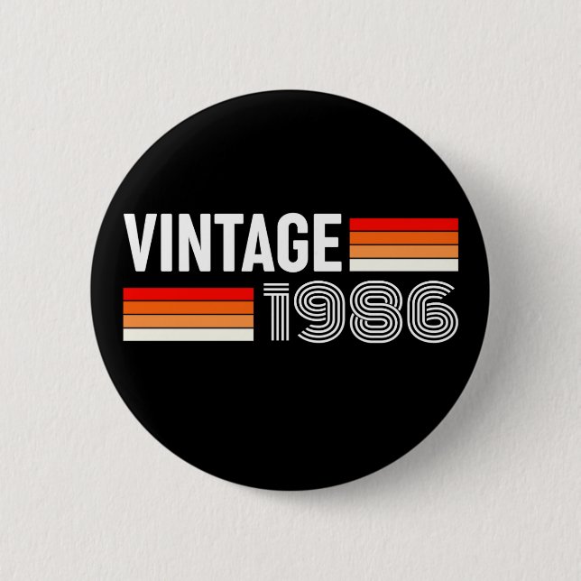 40TH BIRTHDAY 2 INCH ROUND BUTTON (Front)
