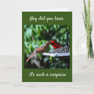**40th BIRTHDAY** BIRDS ARE ALL CHIRPING ABOUT IT Card