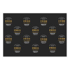 40th Birthday born 1986 Add Name Black Gold