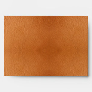 40th Birthday Brown Leather Envelope