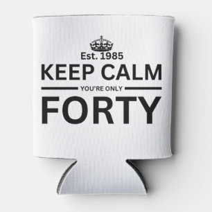 40th birthday can cooler