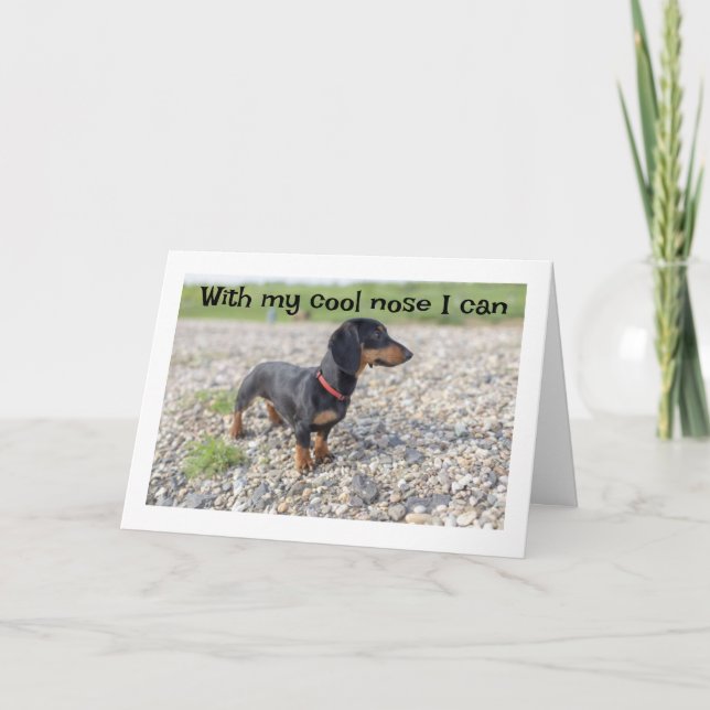 *40th BIRTHDAY* CAN SMELL IT A MILE AWAY! Card (Front)