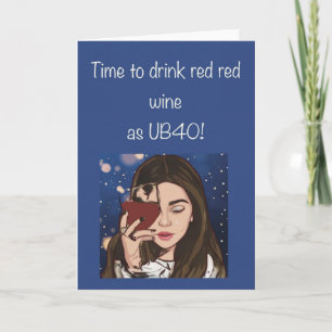 40th Birthday Card 