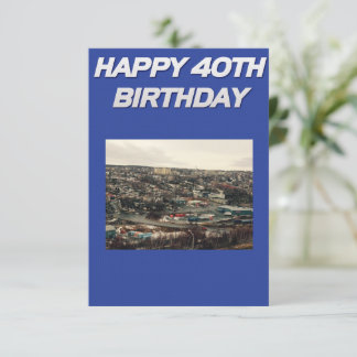 40th Birthday card