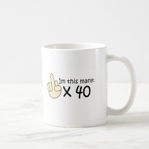 40th Birthday Coffee Mug
