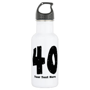 40th Birthday (customizable) 532 Ml Water Bottle