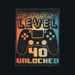 40th Birthday For Men Level 40 Unlocked Gamer 40 Y Fleece Blanket<br><div class="desc">40th Birthday For Men Level 40 Unlocked Gamer 40 Year Old 2</div>
