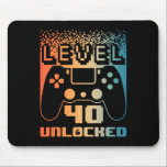 40th Birthday For Men Level 40 Unlocked Gamer 40 Y Mouse Pad<br><div class="desc">40th Birthday For Men Level 40 Unlocked Gamer 40 Year Old 2</div>