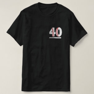 40th Birthday Gift Baseball T-Shirt