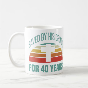 40th Birthday Gift For Christians Coffee Mug