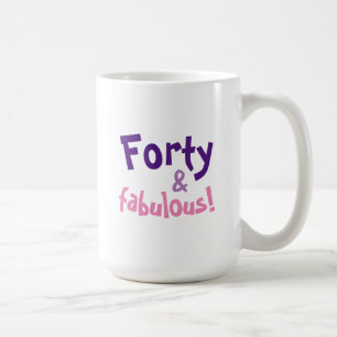 40th Birthday Gift for Women Coffee Mug