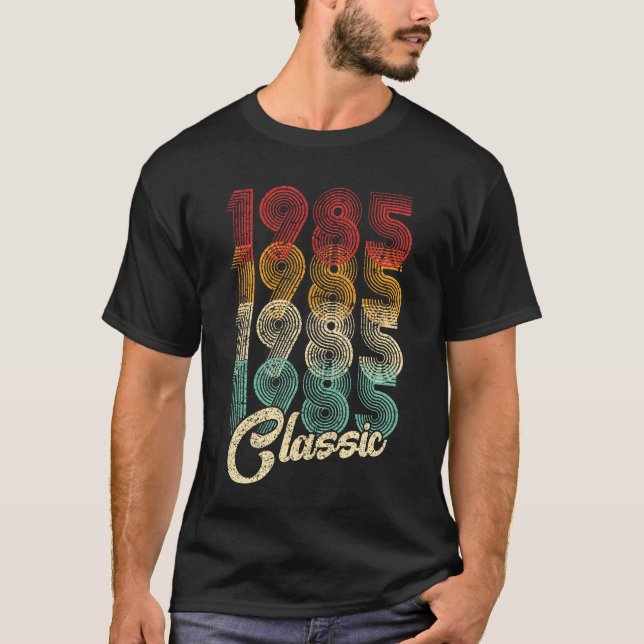 40th Birthday Gift Vintage 1985 40 Years Old T-Shirt (Front)