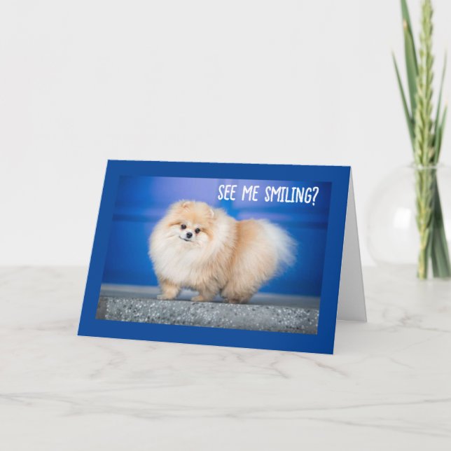 *40th BIRTHDAY* GLAD IT'S YOU AND NOT ME Card (Front)