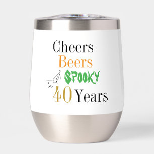 40th Birthday Halloween Spooky Cheers Party