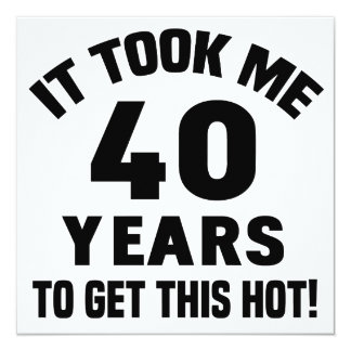 Funny Birthday 40 Year Old Cards, Photocards, Invitations & More