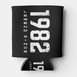 40th Birthday Legend Since 1982 Can Cooler