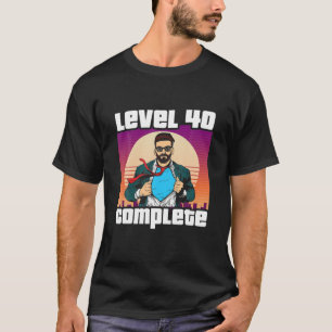 40Th Birthday Level 40 Complete Mens T-Shirt
