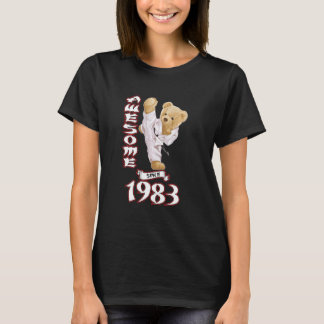 40th Birthday Men Women 1983 Awesome Karate Judo B T-Shirt