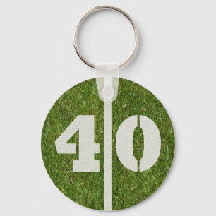40th Birthday Party Favour Keychain