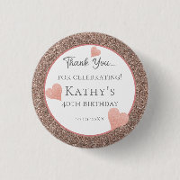 40th Birthday Party Favours Dark Champaign