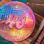 40th Birthday Party Gold Pink Glitter Disco Ball Paper Plate<br><div class="desc">Do you love the 80s dancing disco ball? The 70s disco ball? Look at our 40th Birthday Party Gold Pink Glitter Disco Ball Paper Plates! Celebrate in style with our vibrant birthday disco ball paper plates featuring a colourful gold mirror disco ball and dazzling typography with a digital glitter and...</div>