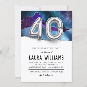 40th Birthday Party Invitation