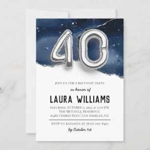 40th Birthday Party Invitation