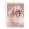 40th Birthday Party Rose Gold Glitter & Foil