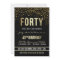 40th Birthday Party | Shimmering Gold Confetti