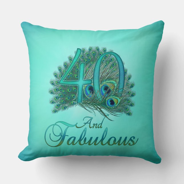 40th Birthday Pillows (Front)