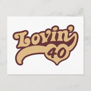 40th Birthday Postcard