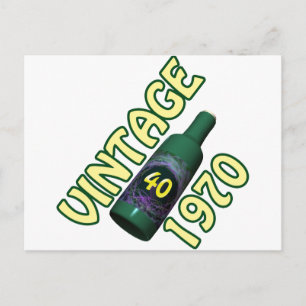40th Birthday Postcard