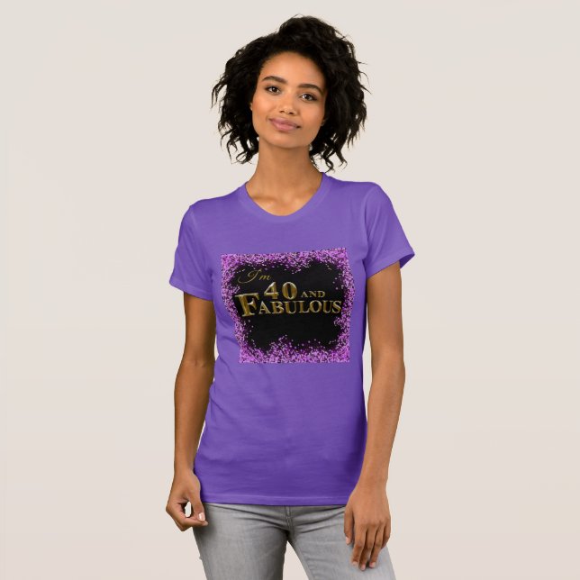 40th Birthday  T-Shirt (Front Full)