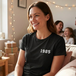 40th Birthday T-Shirt 1985 Vintage   Women Turning