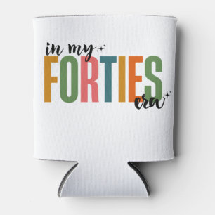 40th Birthday T-Shirt Can Cooler