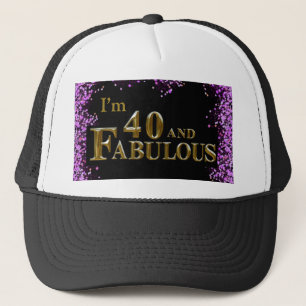 40th Birthday  Trucker Hat
