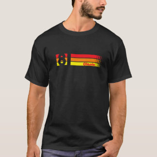 40Th Birthday Vintage 1981 Sunset Stripes 81 Class T-Shirt