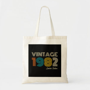 40th Birthday Vintage 1982 Limited Edition Tote Bag
