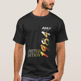 40th Birthday Vintage 1984 May 40 Year Men Women L T-Shirt