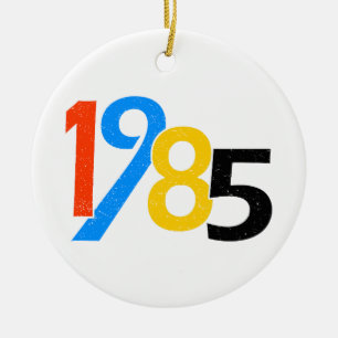 40th Birthday Vintage 1985 40 Years Old Gifts Ceramic Ornament