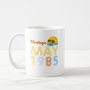 40th Birthday Vintage May 1985 40 Years Old Gifts Coffee Mug