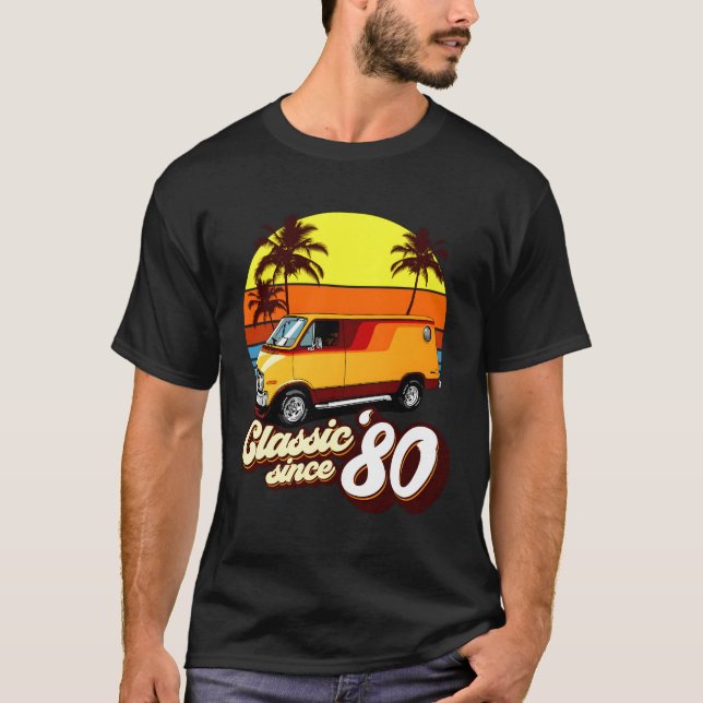 40Th Boogie Van Since 1980 T-Shirt (Front)